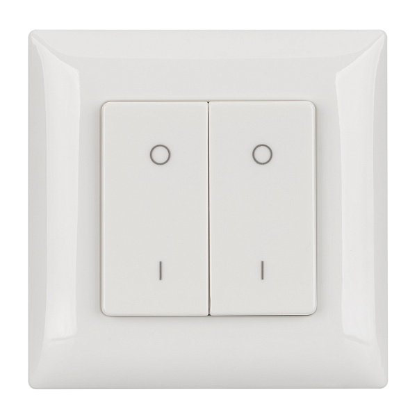 Панель SMART-P47-DIM-P-SUF (3V, 2 зоны, Knob, 2.4G) (Arlight, Пластик) Lednikoff