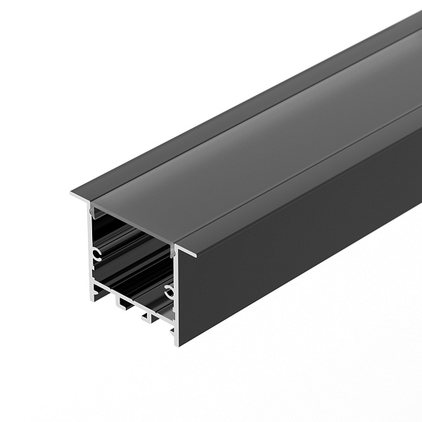 Профиль SL-LINIA49S-F-2000 ANOD BLACK (Arlight, Алюминий) Lednikoff
