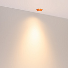 Светильник безрамочный DL-INTRAL-R39-6W Warm3000 (Терракота RAL8004, 50 deg, 230V) (Arlight, IP20 Металл, 5 лет) Lednikoff