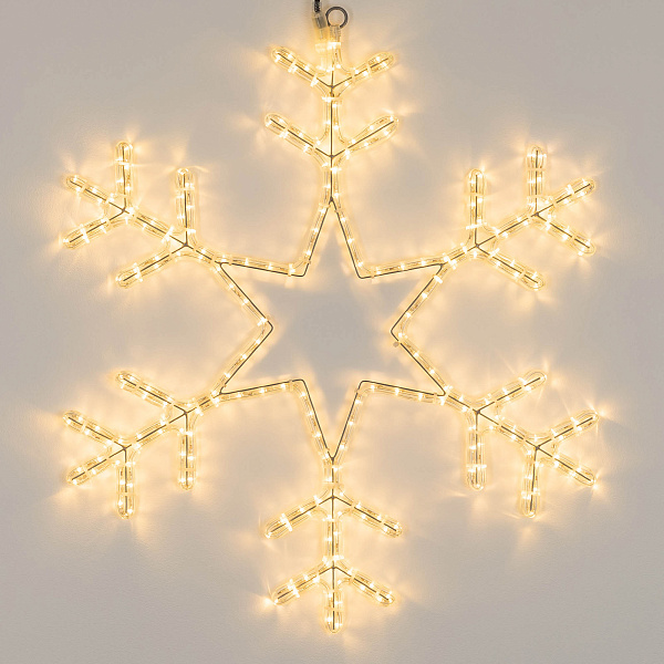 Фигура светодиодная ARD-SNOWFLAKE-M4-750x750-324LED Warm (230V, 18W) (Ardecoled, IP65) Lednikoff