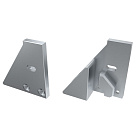 Заглушка для ALM-GLASS-6 с опорой левая с отверстием (Arlight, Металл) Lednikoff