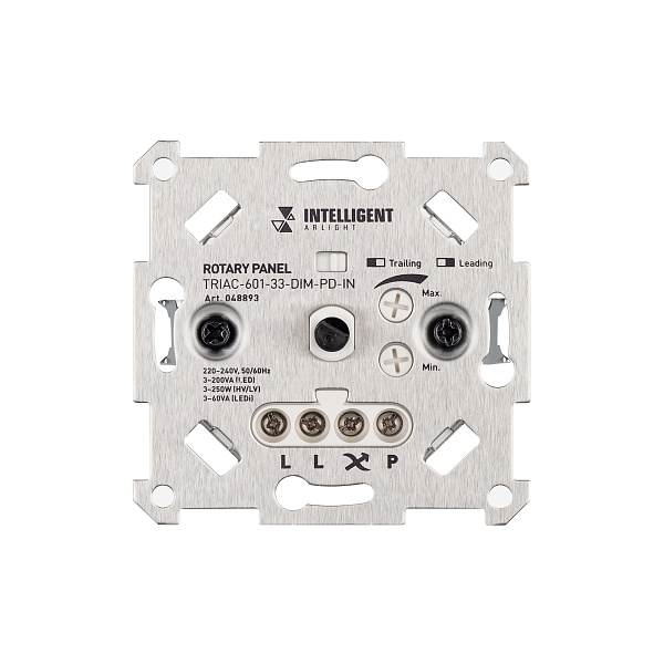INTELLIGENT ARLIGHT Роторная панель TRIAC-601-33-DIM-PD-IN (230V, 1x1A, Механизм) (IARL, IP20 Металл, 3 года) Lednikoff
