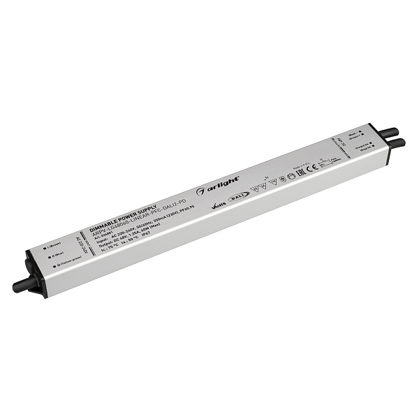 Блок питания ARPV-LG48060-LINEAR-PFC-DALI2-PD (48V, 1.25A, 60W) (Arlight, IP67 Металл, 5 лет) Lednikoff