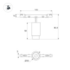 Светильник MAG-MICROCOSM-SPOT-ZOOM-R30-2W Warm3000 (BK, 15-45 deg, 24V) (Arlight, IP20 Металл, 5 лет)