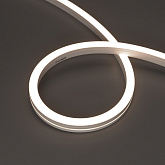 Светодиодная лента герметичная MOONLIGHT-SIDE-A140-12x17mm 24V Day4000 (9.6 W/m, IP67, 5m, wire x2) (Arlight, Вывод боковой, 3 года)