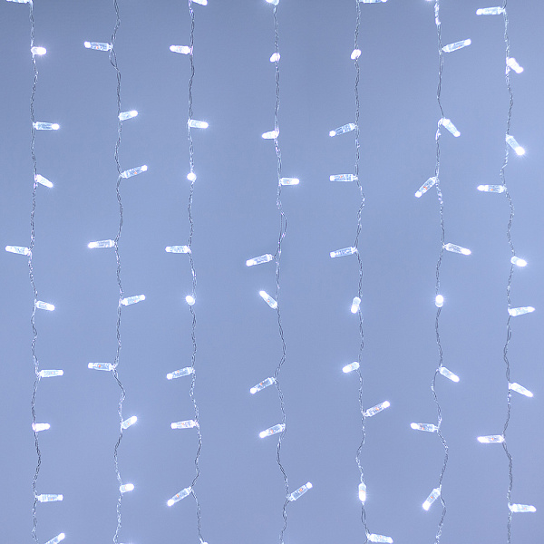 Светодиодная гирлянда ARD-CURTAIN-CLASSIC-2000x3000-CLEAR-760LED White (230V, 60W) (Ardecoled, IP65) Lednikoff