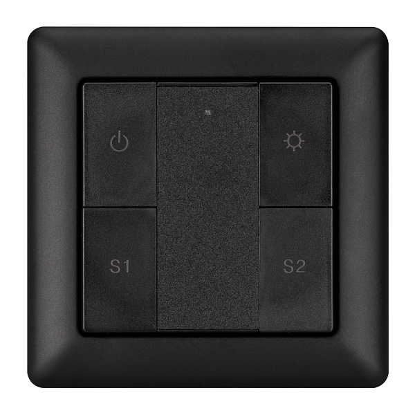 INTELLIGENT ARLIGHT Панель DALI-223-1G-2S-IN-BLACK (BUS) (IARL, -) Lednikoff