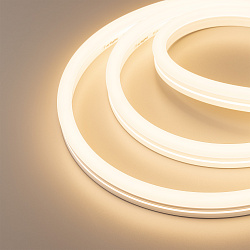 Светодиодная лента герметичная MOONLIGHT-SIDE-X336-12x24mm 230V Warm2700 (11 W/m, IP65, 50m, wire x1) (Arlight, Грибовидная форма)