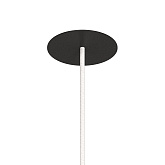 Вывод провода питания для натяжного потолка SPX-CAP-STRETCH-R64-C4 (Черный RAL9005) (Arlight, Металл)