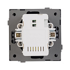 Механизм USB розетки SCT-TENDO-MUAC-PL-BK (5V, 3A, QC3) (Arlight, Черный) Lednikoff