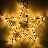 Фигура светодиодная ARD-STAR-M4-200x220-36LED Warm (230V, 2.5W) (Ardecoled, IP65, 1 год)