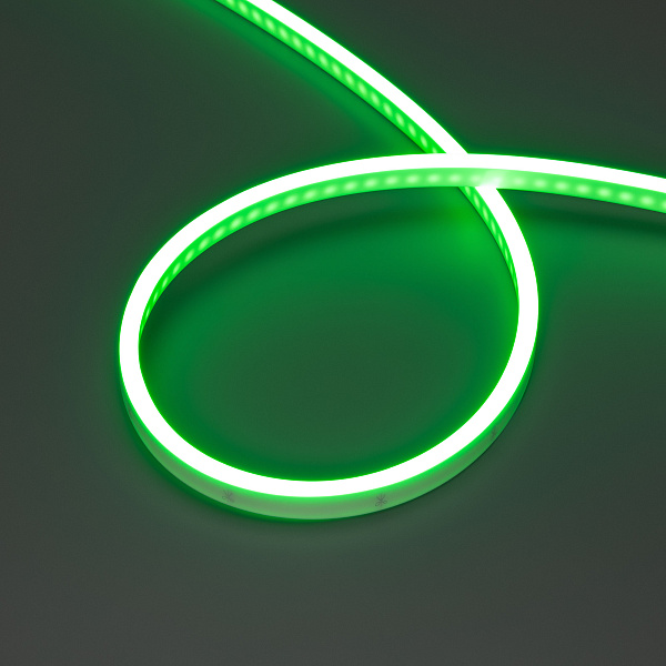 Светодиодная лента герметичная WAVE-SIDE-PU-H120-06x12mm 24V RGB (8 W/m, IP68, 5m, wire x2) (Arlight, Вывод прямой, 3 года)