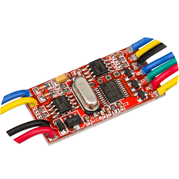 Декодер DMX RA-302mini (12-24V, 72-144W) (Arlight, Бескорпусной) Lednikoff