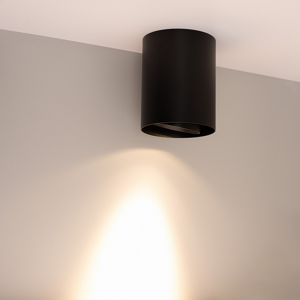 Светильник SP-FOCUS-R132-24W Warm3000 (BK, 24 deg, 230V) (Arlight, IP54 Металл, 5 лет) Lednikoff