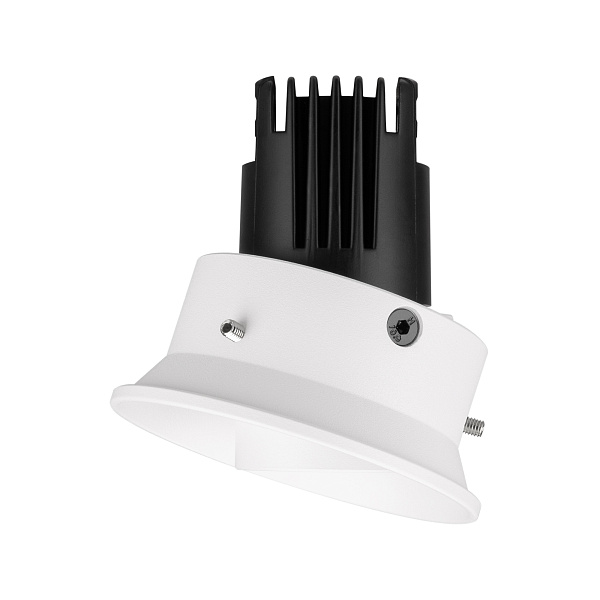Светильник безрамочный DL-ROTARA-R63-6W Warm3000 (Белый RAL9003, 50 deg, 230V) (Arlight, IP20 Металл, 5 лет) Lednikoff