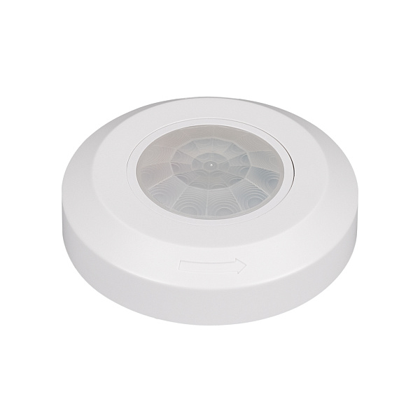 Датчик движения PRIME-PIR-SURFACE-R76-200W-WH (230V, 0.87A, SLIM) (Arlight, IP20 Пластик, 5 лет) Lednikoff