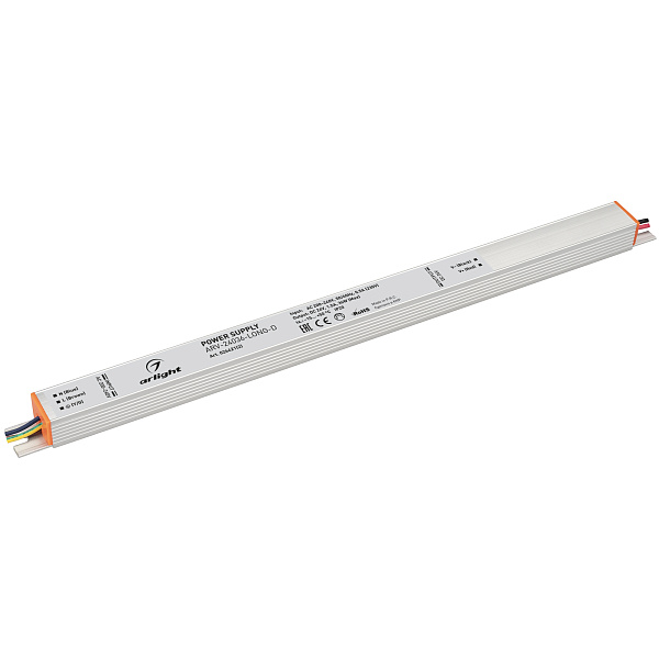 Блок питания ARV-24036-LONG-D (24V, 1.5A, 36W) (Arlight, IP20 Металл, 3 года) Lednikoff