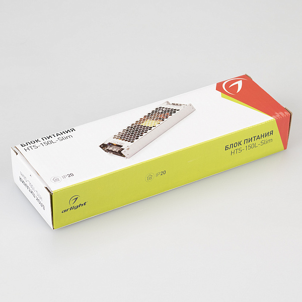 Блок питания HTS-150L-5-Slim (5V, 30A, 150W) (Arlight, IP20 Сетка, 3 года) Lednikoff
