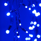 Светодиодная гирлянда ARD-EDGE-CLASSIC-2400x600-BLACK-88LED-STD BLUE (230V, 6W) (Ardecoled, IP65) Lednikoff