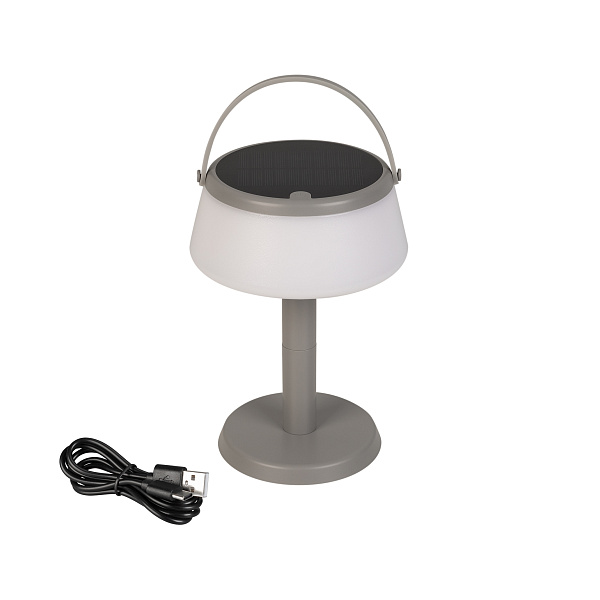 Светильник настольный SP-TRAFO-1.5W Warm2700 (Серый, 120 deg, 5V) (Arlight, IP54 Пластик, 2 года) Lednikoff
