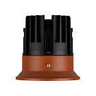 Светильник безрамочный DL-INTRAL-R63-8W Warm3000 (Терракота RAL8004, 36 deg, 230V) (Arlight, IP20 Металл, 5 лет) Lednikoff