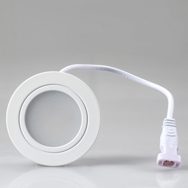Светодиодный светильник LTM-R60WH-Frost 3W Warm White 110deg (Arlight, IP40 Металл, 3 года) Lednikoff