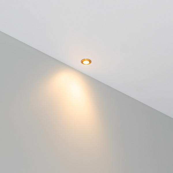 Светильник ART-PICCOLO-BUILT-R13-1W Warm2700 (BRS, 30 deg, 3V) (Arlight, IP40 Металл, 3 года) Lednikoff