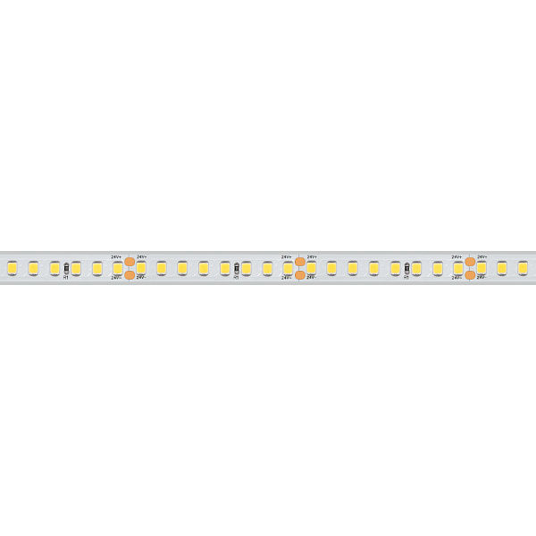 Светодиодная лента RTW 2-5000PS 24V Warm2700 2x (2835, 160 LED/m, LUX) (Arlight, 12 Вт/м, IP67) Lednikoff