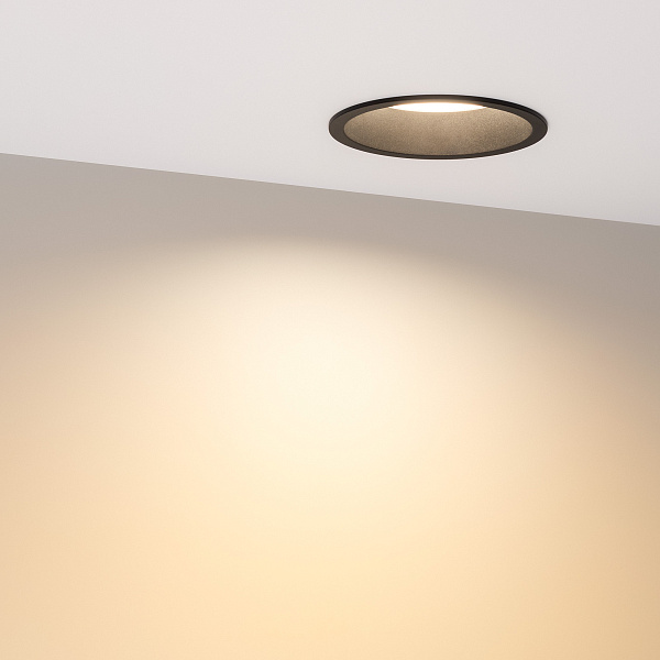 Светильник MS-BREEZE-BUILT-R104-12W Warm2700 (BK, 85 deg, 230V) (Arlight, IP20 Металл, 5 лет) Lednikoff