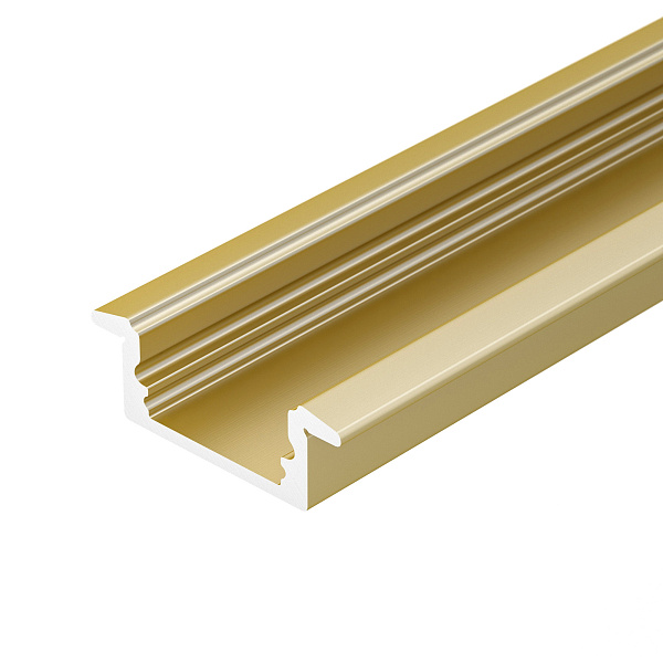 Профиль LINE-2308-F-2000 ANOD GOLD (Arlight, Алюминий) Lednikoff