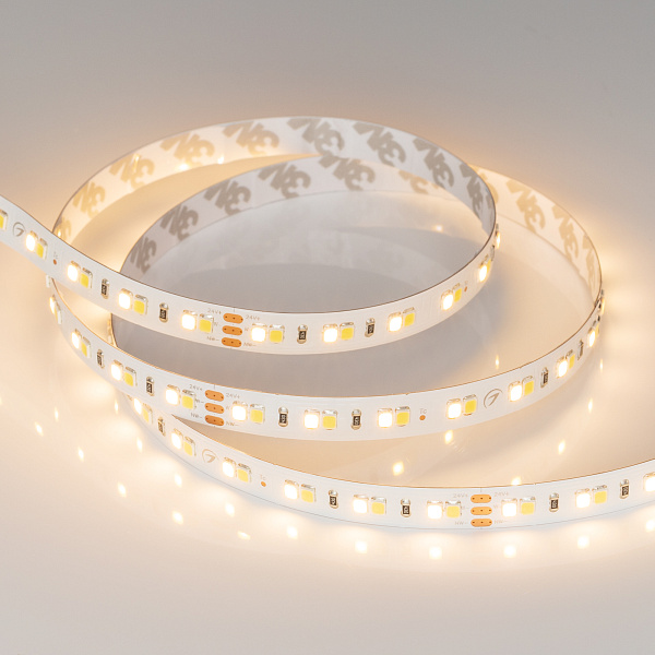 Светодиодная лента RT-A140-10mm 24V White-MIX (19.2 W/m, IP20, 2835, 5m) (Arlight, Изменяемая ЦТ) Lednikoff