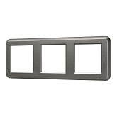 Рамка пластиковая FRM-VERSA-PL-3-GR (Arlight, -)