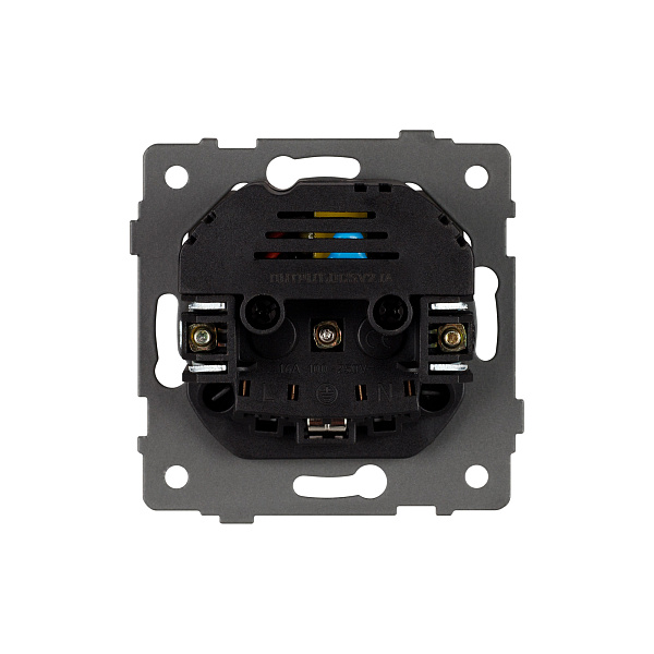 Механизм розетки с USB зарядкой SCT-MUAC-PL-BK-V (250V, 16A) (Arlight, -) Lednikoff