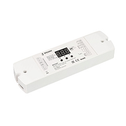 INTELLIGENT ARLIGHT Декодер SMART-DMX512-204-62-RGBW-RDM-SUF (12-48V, 4x150-500mA) (IARL, IP20 Пластик, 5 лет)