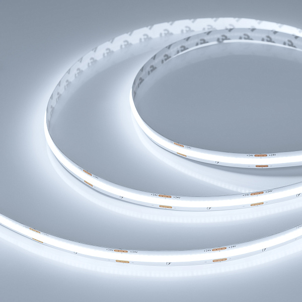 Светодиодная лента COB-X420-10mm 24V White6000 (4.8 W/m, IP20, 15m) (Arlight, 5 лет) Lednikoff