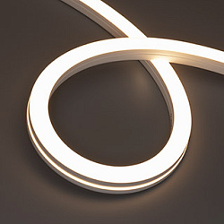 Светодиодная лента герметичная MOONLIGHT-PRO-SIDE-X320-20x20mm 48V White6000 (10 W/m, IP67, 30m, wire x2) (Arlight, Вывод боковой, 7 лет)