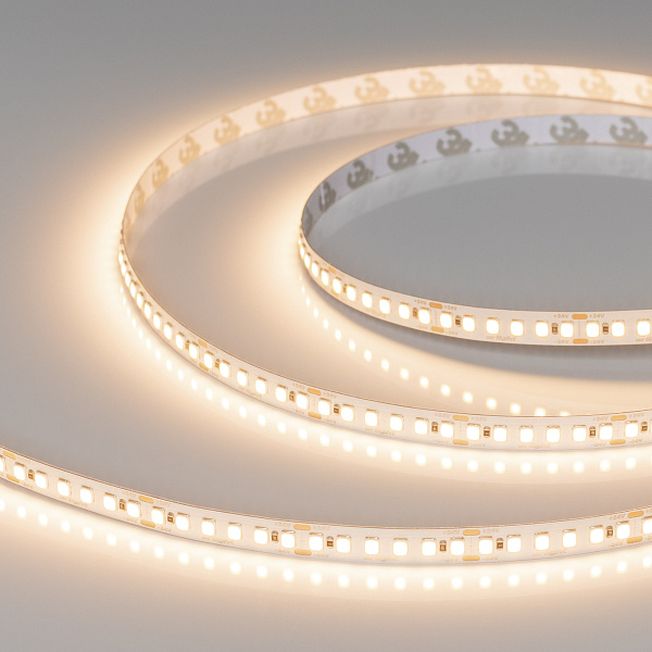 Светодиодная лента UL-A180-8mm 24V Warm3500 (14.4 W/m, IP20, 5m) (Arlight, Открытый) Lednikoff
