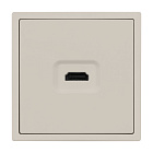ARL NOBE Розетка HDMI софт-тач кашемир SCT-MHD1-SFPL-CA (Arlight, -) Lednikoff