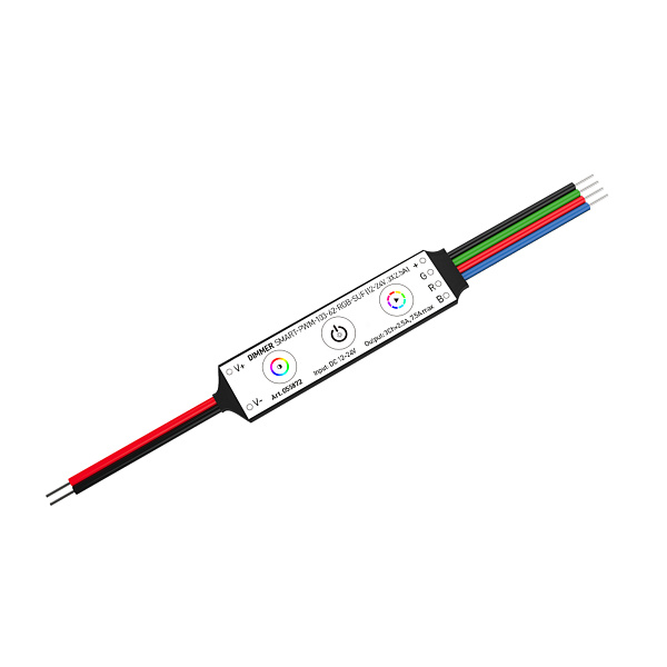 INTELLIGENT ARLIGHT Диммер SMART-PWM-103-62-RGB-SUF (12-24V, 3x2.5A) (IARL, IP20 Пластик, 5 лет) Lednikoff