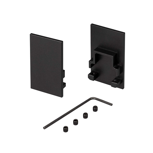 Заглушка SL-COMFORT-2542 BLACK глухая (Arlight, Металл) Lednikoff