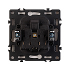 ARL NOBE Розетка зк со шторками софт-тач белый кварц SCT-MEU-SFPL-WH (250V, 16A) (Arlight, -) Lednikoff