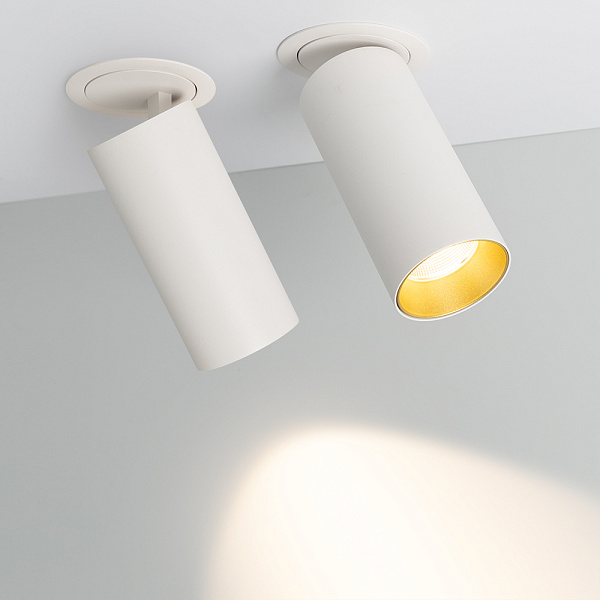 Светильник SP-POLO-BUILT-R65-8W Day4000 (WH-GD, 40 deg) (Arlight, IP20 Металл, 3 года) Lednikoff