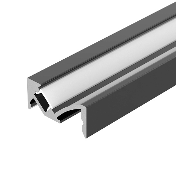 Профиль SL-BEVEL-W21-2000 ANOD BLACK (Arlight, Алюминий) Lednikoff