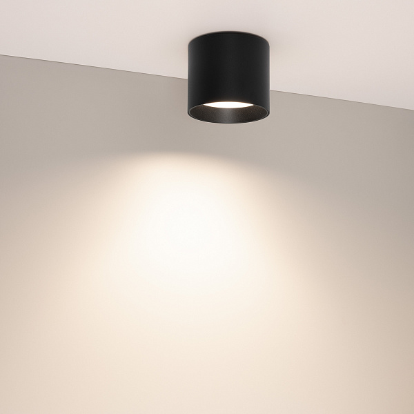 Светильник SP-BISCOTTO-R90-8W Warm3300-MIX (BK, 80 deg, 230V) (Arlight, IP54 Металл, 5 лет) Lednikoff