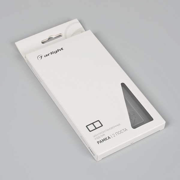 Рамка стеклянная FRM-OMALI-GS-2-GR (Arlight, -) Lednikoff