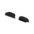 Заглушка ARH-BENT-W18 BLACK глухая (Arlight, Пластик) Lednikoff