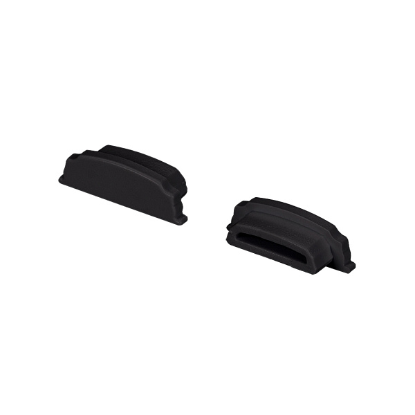 Заглушка ARH-BENT-W18 BLACK глухая (Arlight, Пластик) Lednikoff