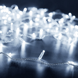 Светодиодная гирлянда ARD-STRING-CLASSIC-10000-CLEAR-100LED-FLASH WHITE (230V, 7W) (Ardecoled, IP65)