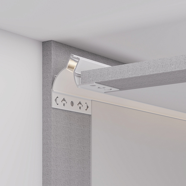 Профиль ARH-CEIL-BEVEL-EDGE-2000 WHITE (Arlight, Алюминий) Lednikoff