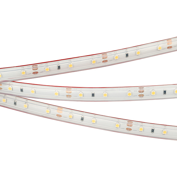 Светодиодная лента RTW 2-5000PS 12V Warm3000 (3528, 300 LED, LUX) (Arlight, 4.8 Вт/м, IP67) Lednikoff